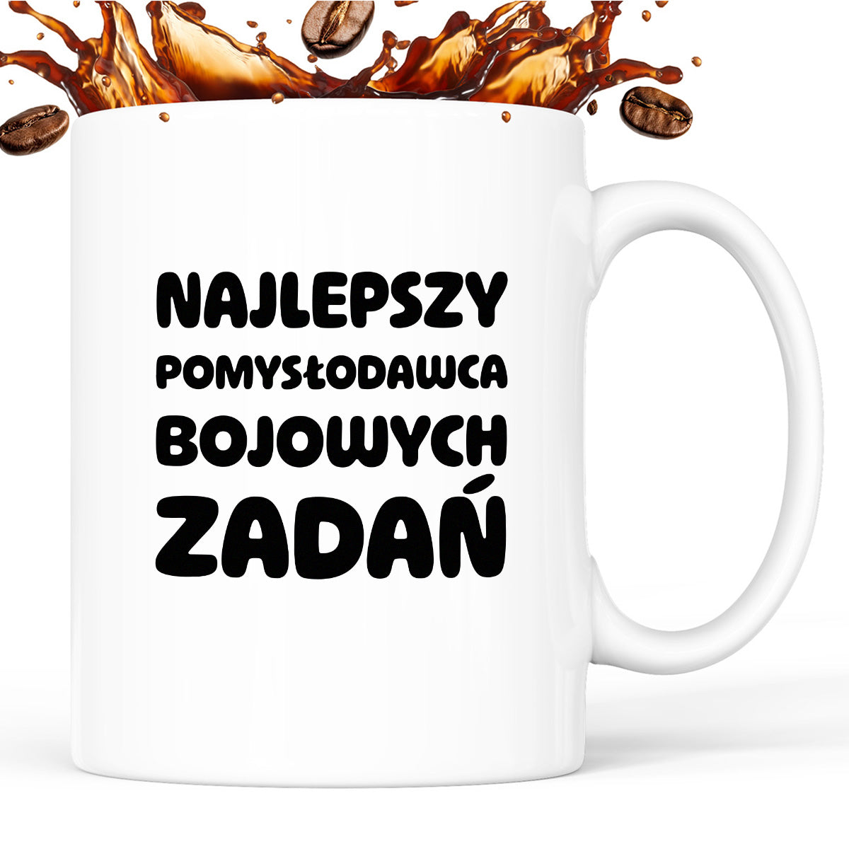 Kubek z nadrukiem - "Najlepszy pomysłodawca bojowych zadań"