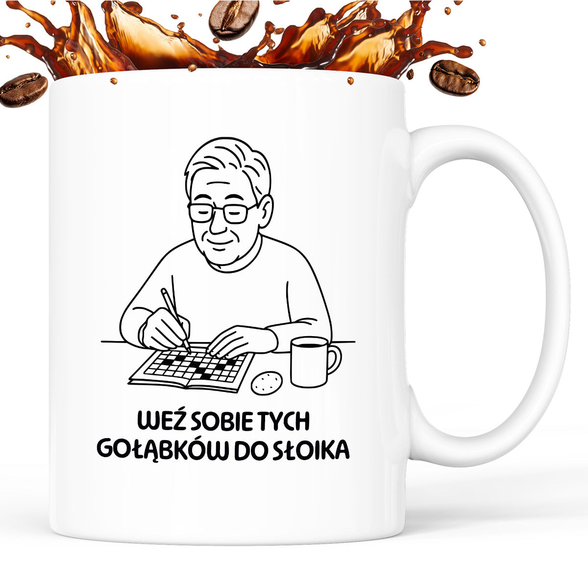 Kubek dla Babci / Dziadka - "Może ja Ci dam tych gołąbków do słoika"