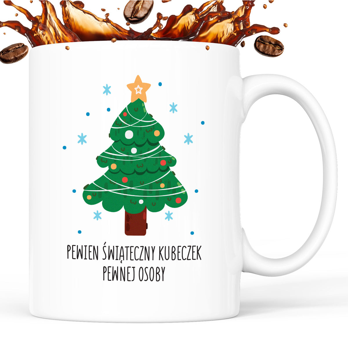 Kubek świąteczny - "Pewien świąteczny kubeczek pewnej osoby"