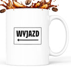 Kubek z nadrukiem - "Wyjazd"