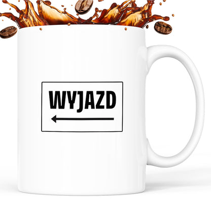 Kubek z nadrukiem - "Wyjazd"