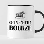Kubek z nadrukiem "O Ty chuju bobrze" 330 ml