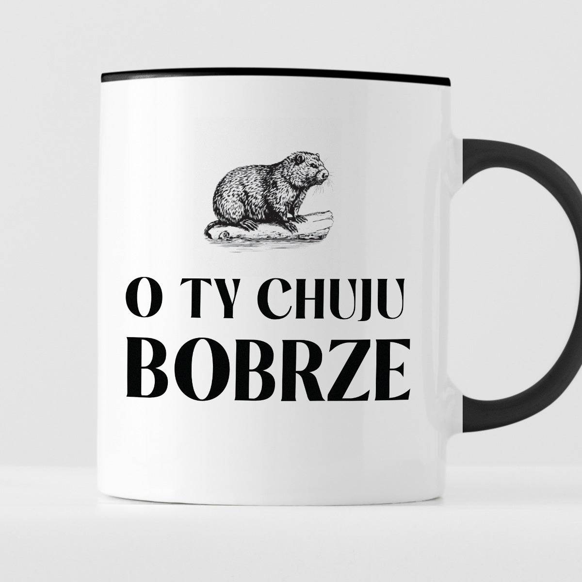 Kubek z nadrukiem "O Ty chuju bobrze" 330 ml