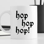 Kubek z nadrukiem "hop, hop, hop!"