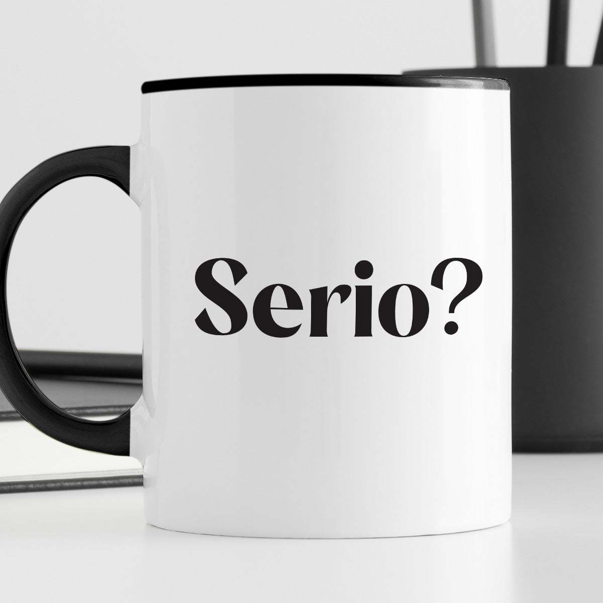 Kubek z nadrukiem "Serio?"