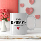 Kubek spersonalizowany z nadrukiem "Kocham Cię (nie spierdol tego)" [1