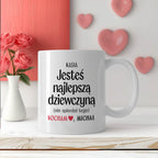 Kubek spersonalizowany z nadrukiem "Jesteś najlepszą dziewczyną (nie s