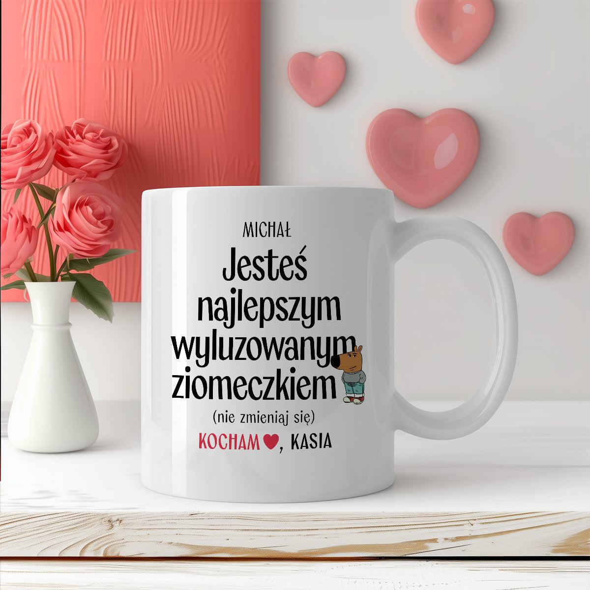 Kubek spersonalizowany z nadrukiem "Jesteś najlepszym wyluzowanym ziom