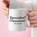 Kubek z nadrukiem "Kubek z nadrukiem "Zgrzeszyłem? Odpuszczam!" 1670/1