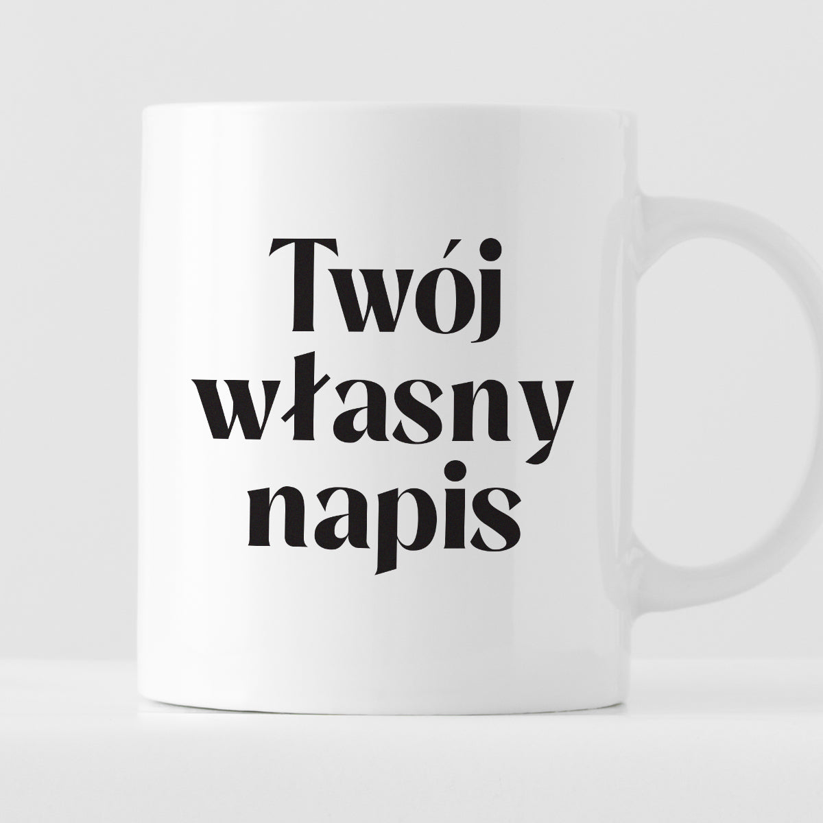 Kubek spersonalizowany z własnym napisem