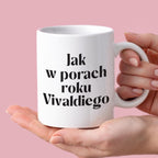 Kubek z nadrukiem "Jak w porach roku Vivaldiego" 330 ml