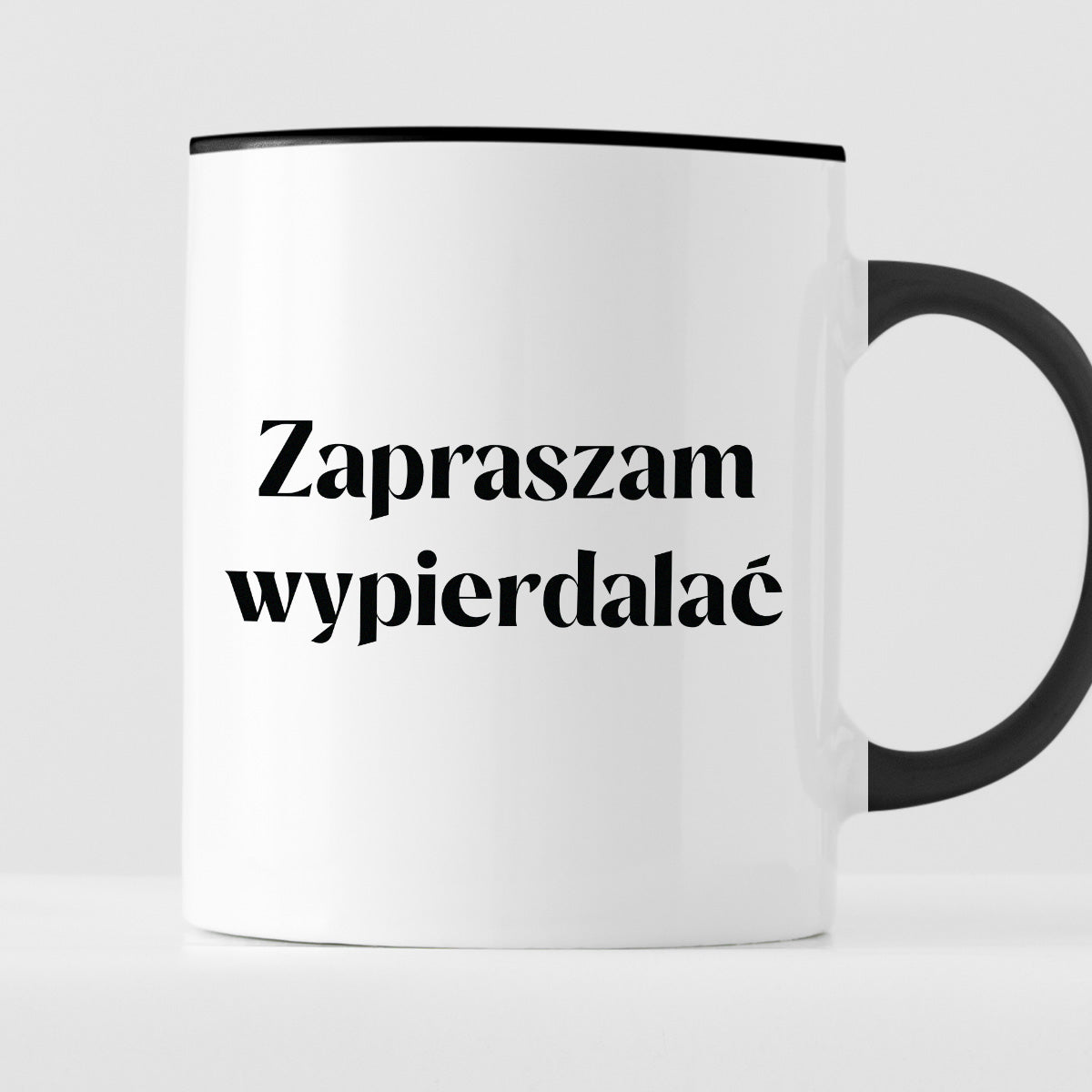 Kubek z nadrukiem "Zapraszam wypierdal*ć" 330 ml