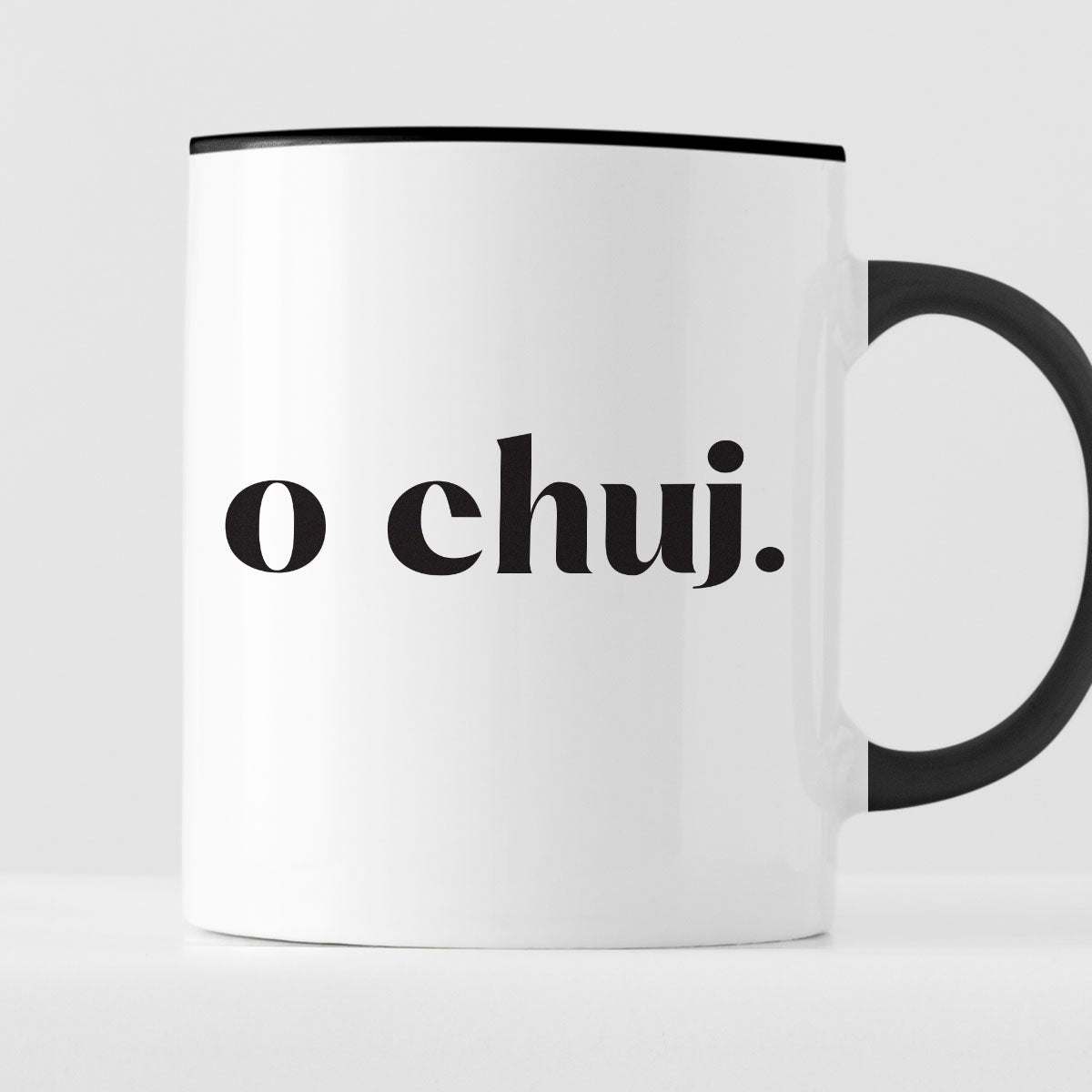 Kubek z nadrukiem "o chuj."