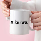 Kubek z nadrukiem "o kurwa" 330 ml
