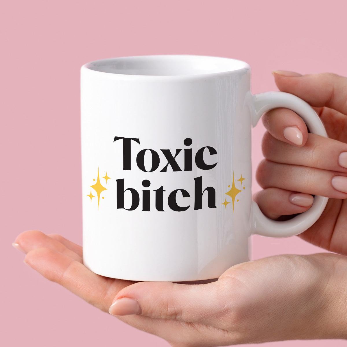 Kubek z nadrukiem "Toxic bitch"