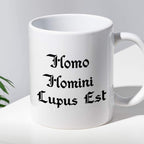Kubek z nadrukiem "Homo Homini Lupus Est" 1670/20