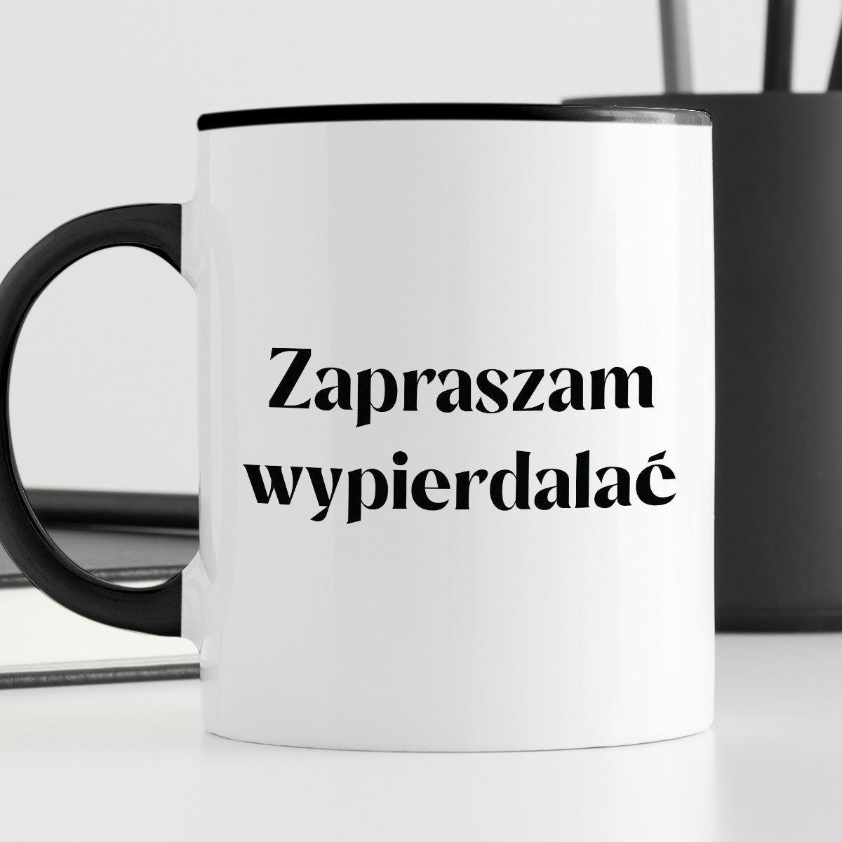 Kubek z nadrukiem "Zapraszam wypierdal*ć" 330 ml