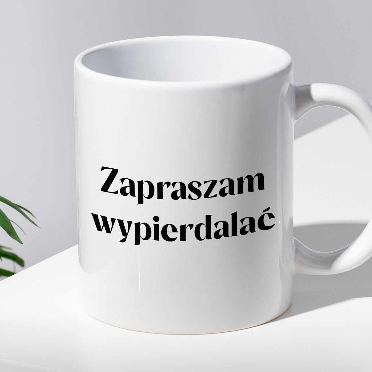 Kubek z nadrukiem "Zapraszam wypierdal*ć" 330 ml