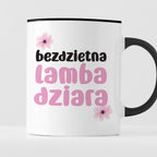 Kubek z nadrukiem "Bezdzietna lambadziara"