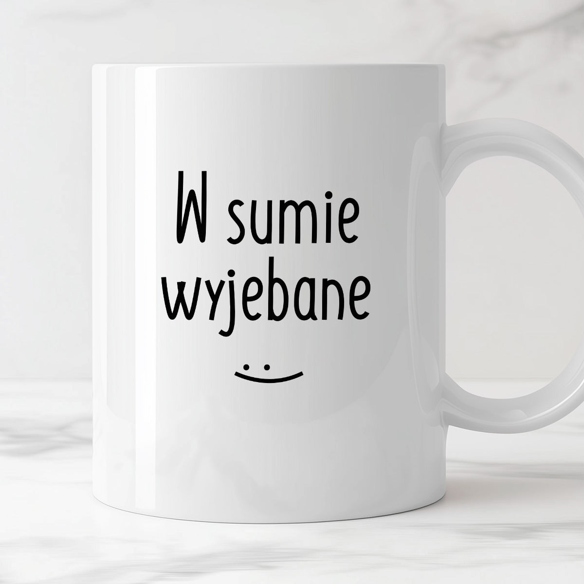 Kubek z nadrukiem "W sumie wyjebane"