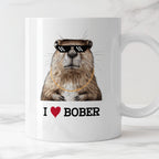 Kubek z nadrukiem "I love BOBER"