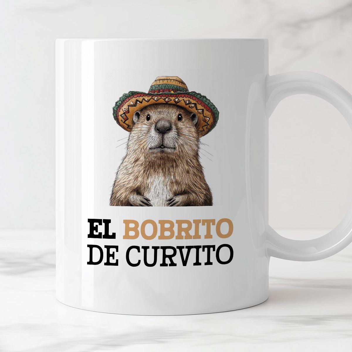 Kubek z nadrukiem "El bobrito de curvito"