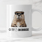 Kubek z nadrukiem "O Ty ch*ju bobrze"