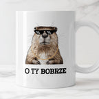 Kubek z nadrukiem "O Ty bobrze"