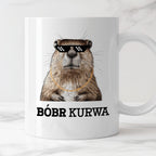 Kubek z nadrukiem "Bóbr kurwa" 😎