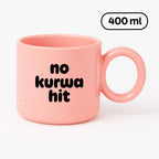 Kubek z nadrukiem - "no kurwa hit"