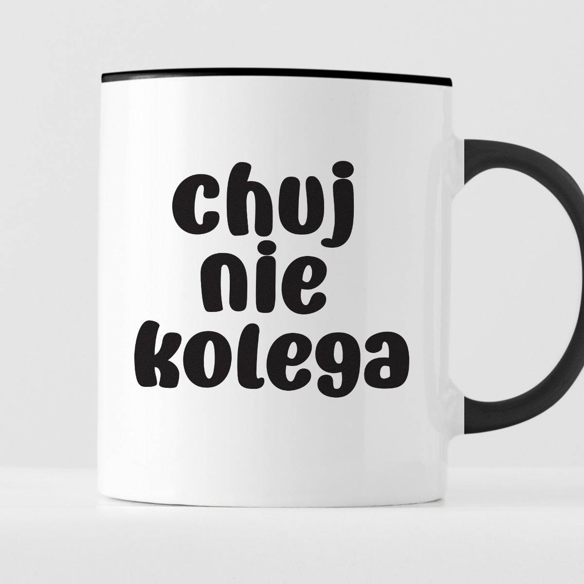 Kubek z nadrukiem "Chuj nie kolega"