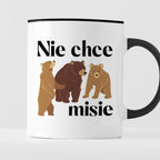 Kubek z nadrukiem "Nie chce misie"