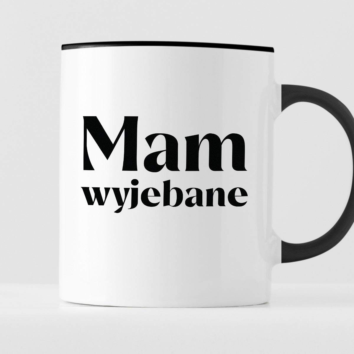 Kubek z nadrukiem "Mam wyjebane"
