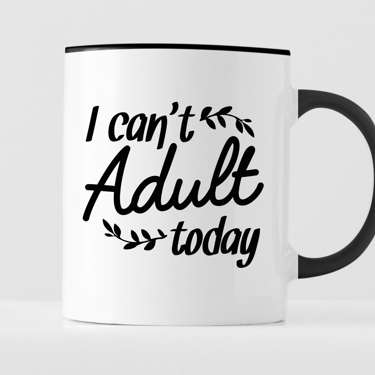 Kubek z nadrukiem "I can’t adult today"