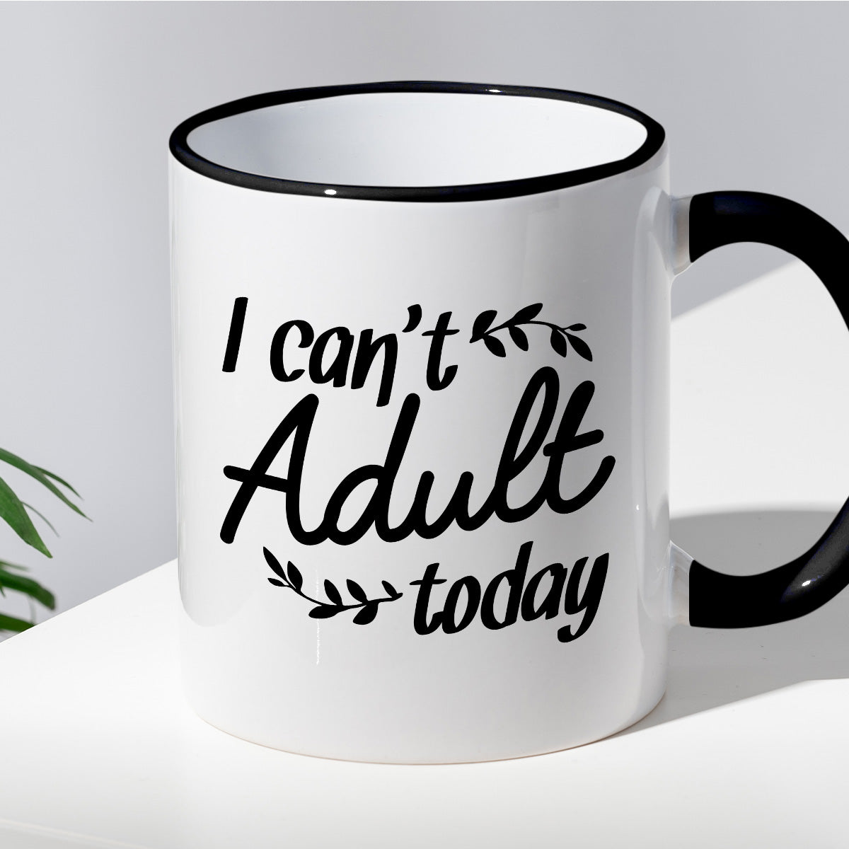 Kubek z nadrukiem "I can’t adult today"