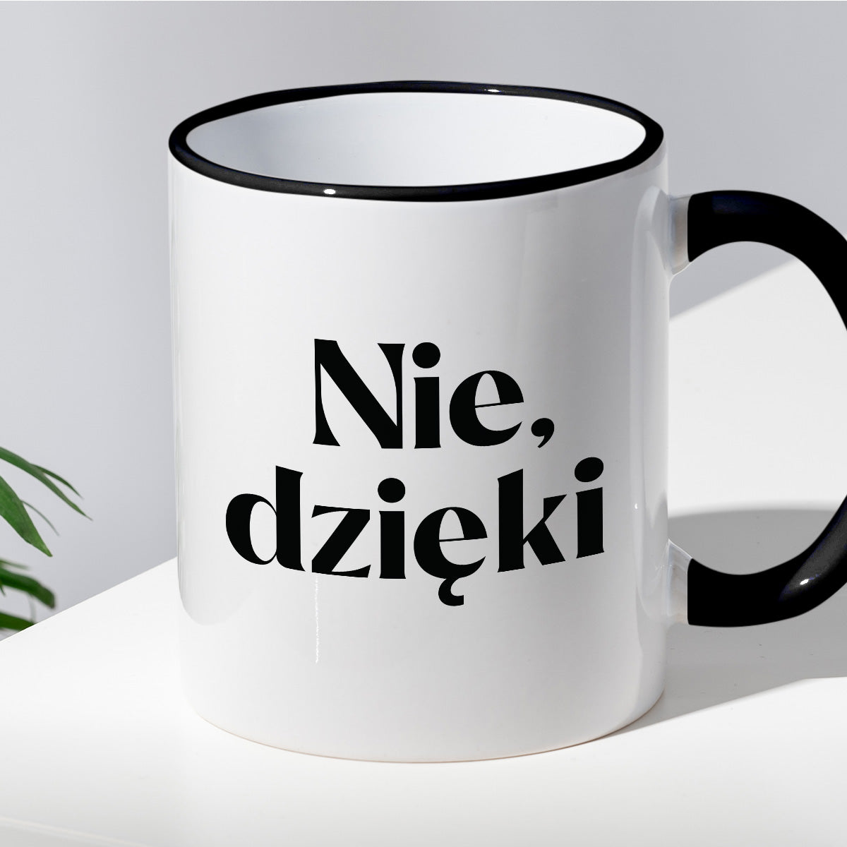 Kubek z nadrukiem "Nie, dzięki"