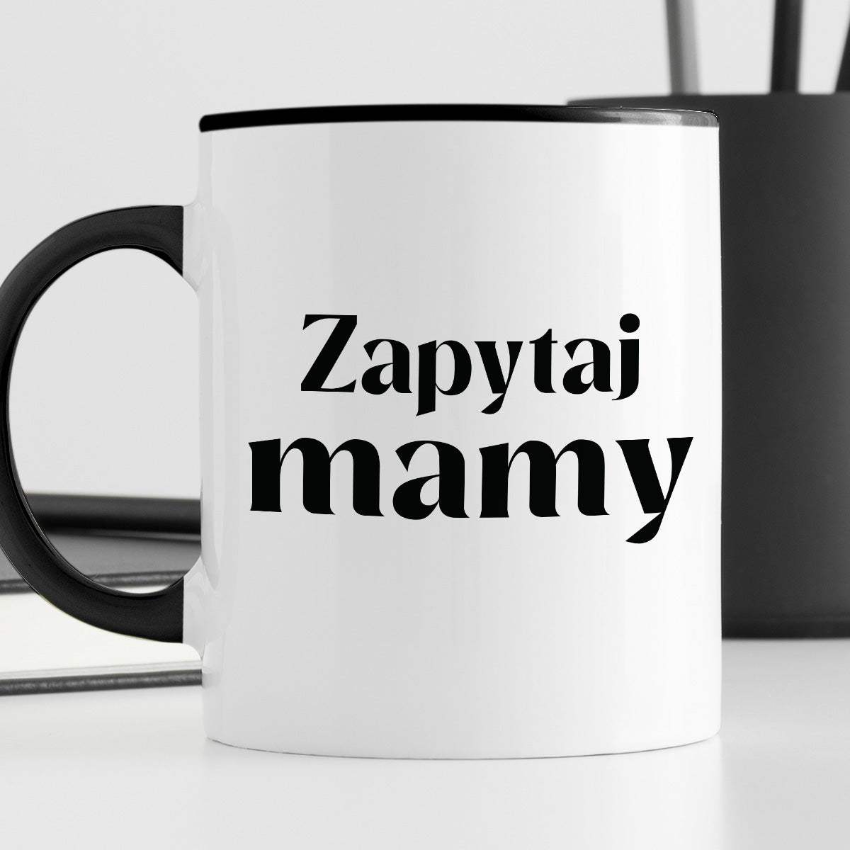 Kubek z nadrukiem "Zapytaj mamy"