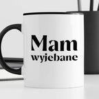 Kubek z nadrukiem "Mam wyjebane"