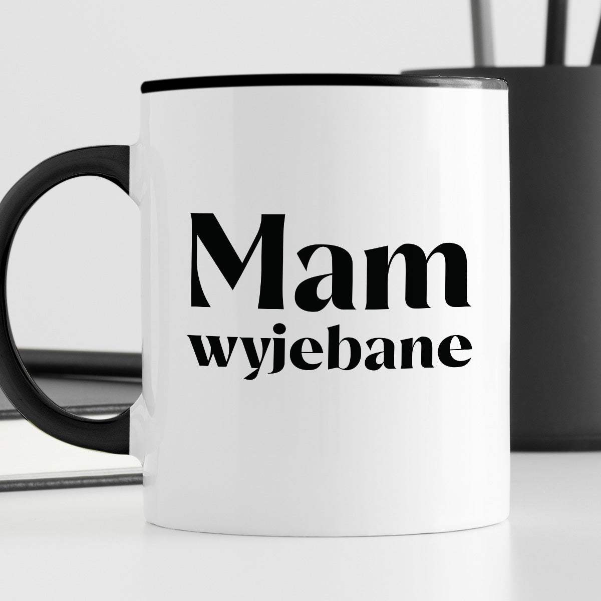 Kubek z nadrukiem "Mam wyjebane"
