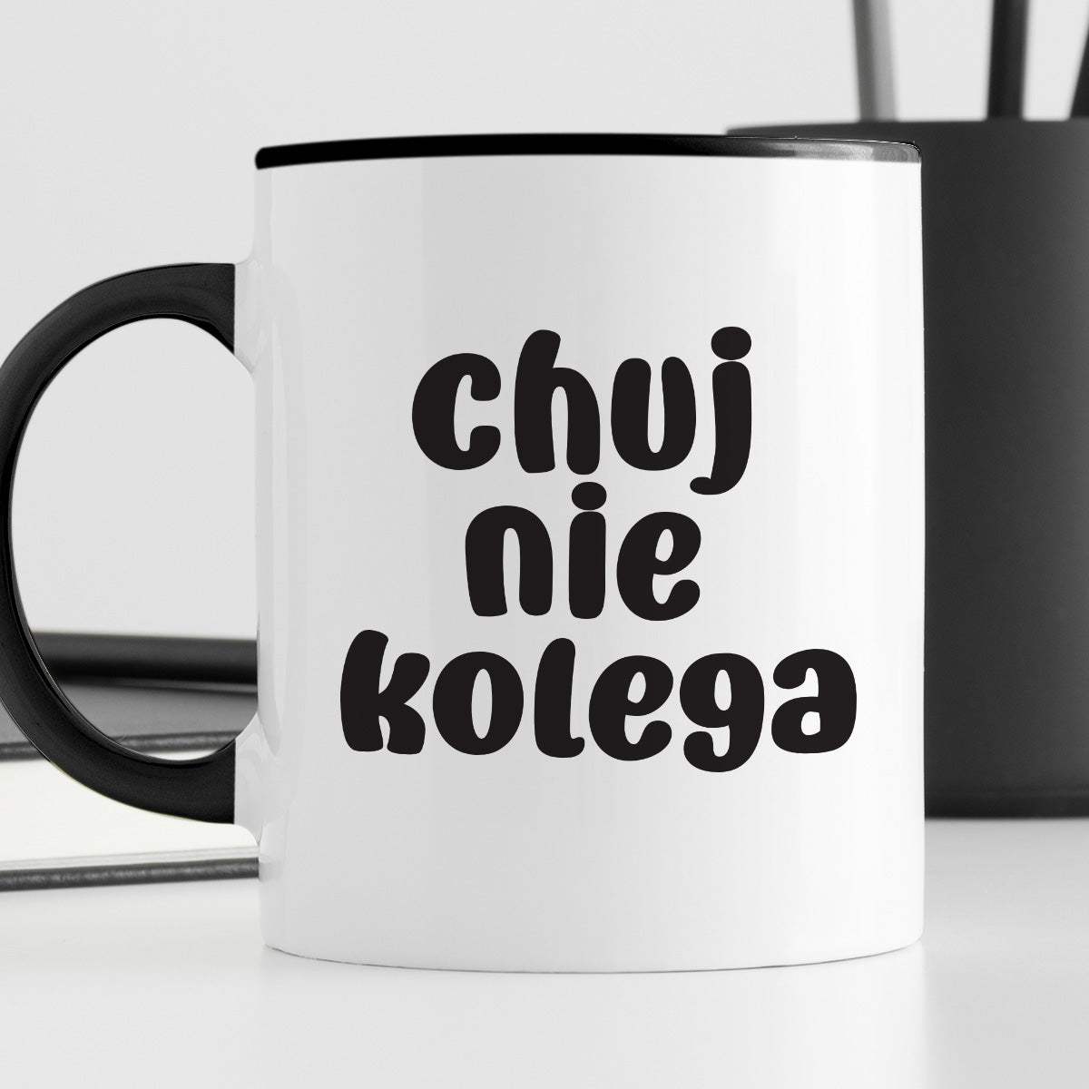 Kubek z nadrukiem "Chuj nie kolega"