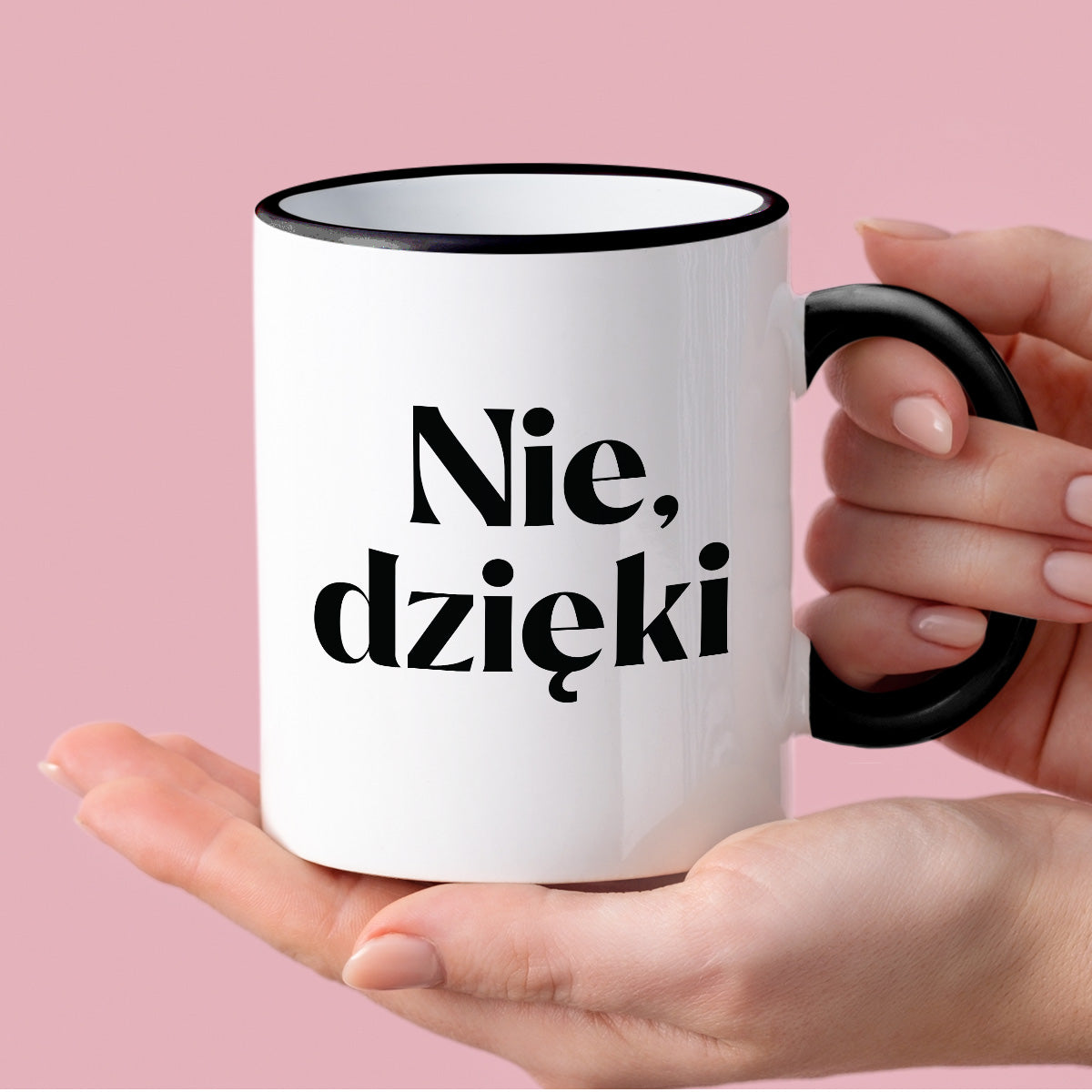 Kubek z nadrukiem "Nie, dzięki"