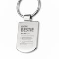 Brelok z grawerem "Work Bestie"