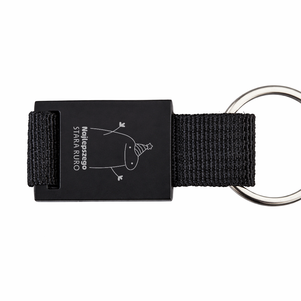 Brelok z grawerem "Najlepszego stara ruro"