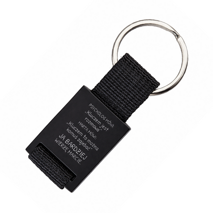 Brelok z grawerem "Psycholog mówi"