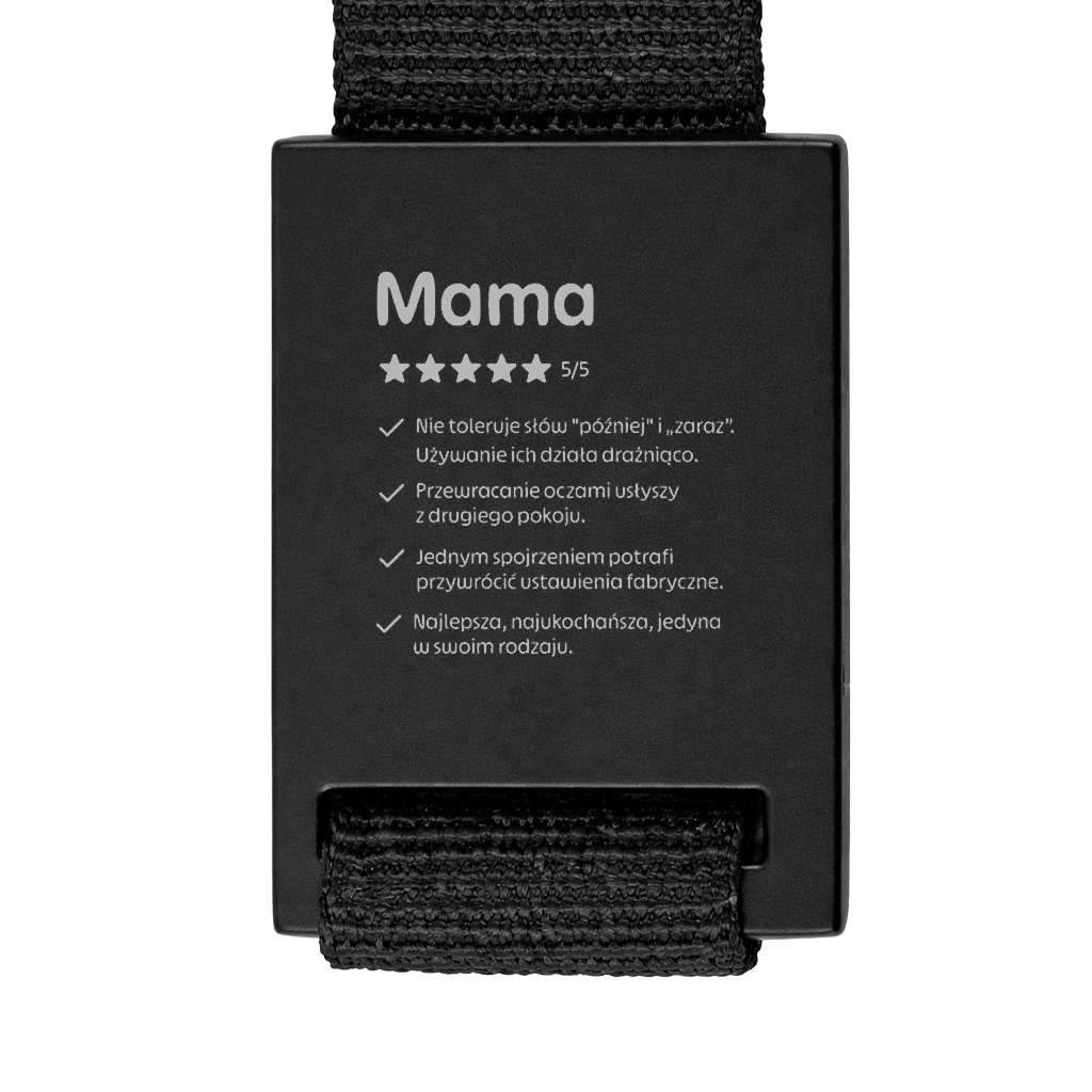 Brelok z grawerem "Mama 5/5"