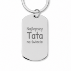 Brelok z grawerem "Najlepszy Tata na świecie"