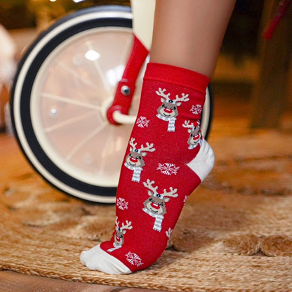 Skarpetki świąteczne w renifery