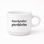 Filiżanka 250 ml z nadrukiem "Koordynator pierdolnika"