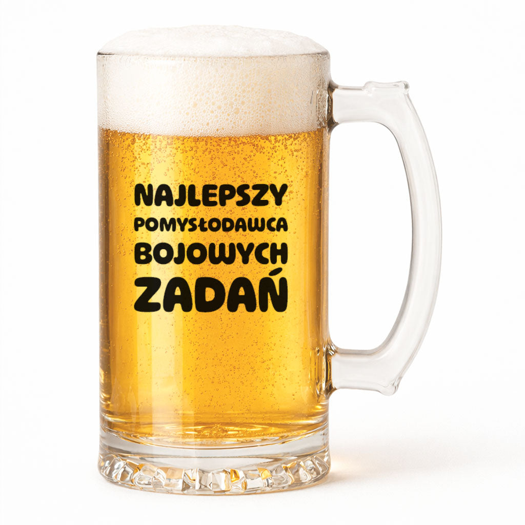 KUFEL z nadrukiem "Najlepszy pomysłodawca bojowych zadań"