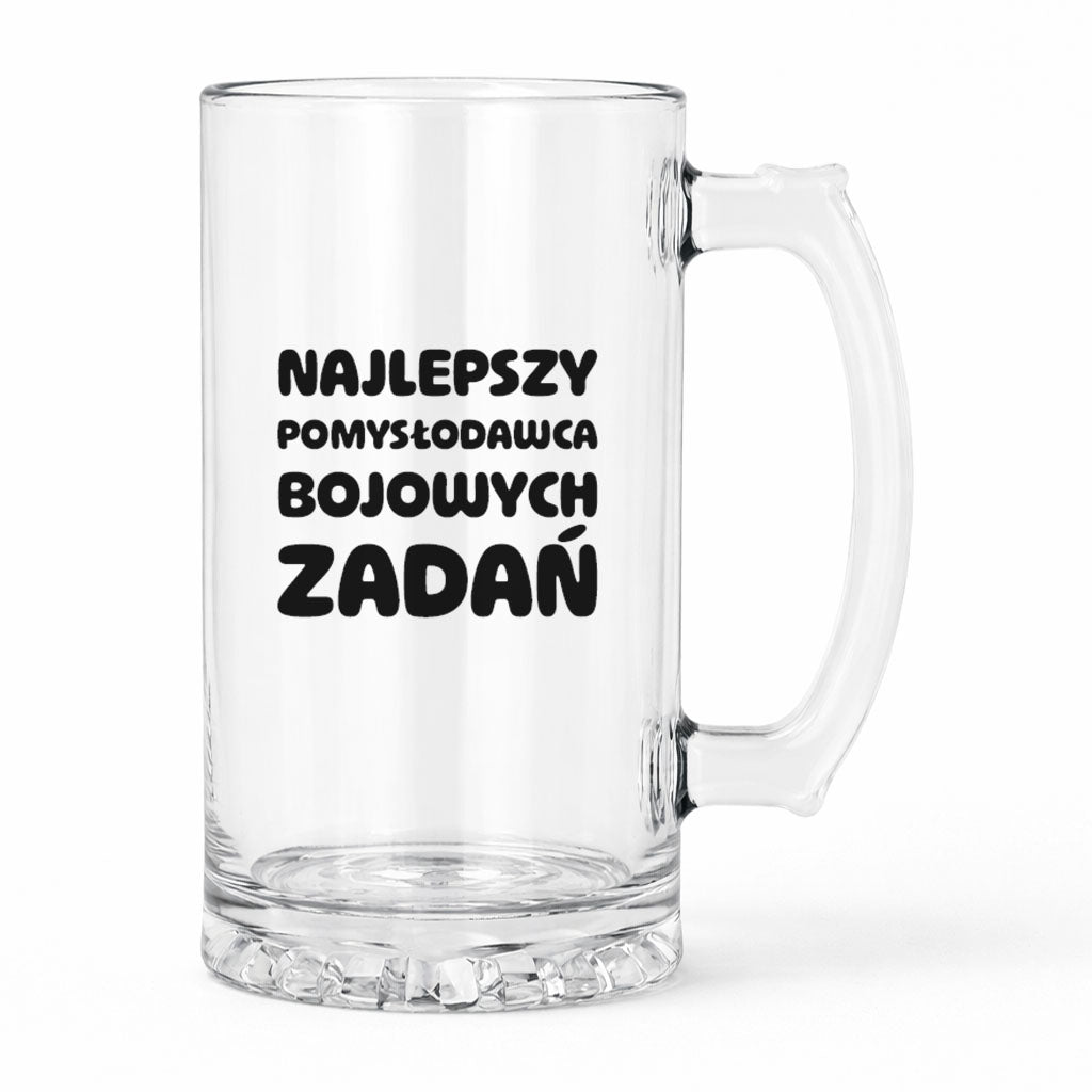 KUFEL z nadrukiem "Najlepszy pomysłodawca bojowych zadań"
